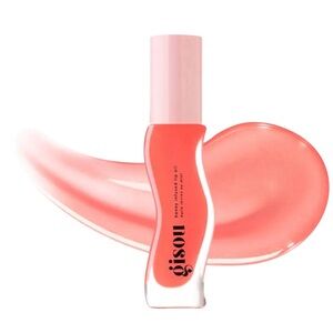 NWT Gisou Honey Infused Lip Oil in Bee-Llini Peach
